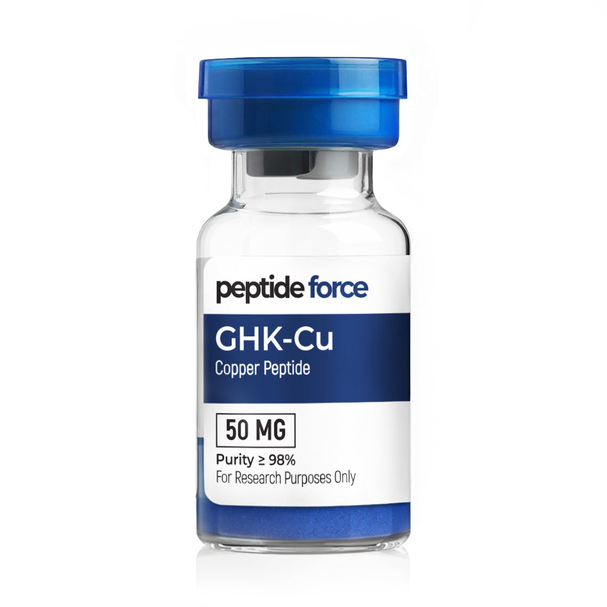 GHK-Cu (Copper Peptide) 50mg - λυοφιλοποιημένο πεπτίδιο, φιαλίδιο για ερευνητικούς σκοπούς