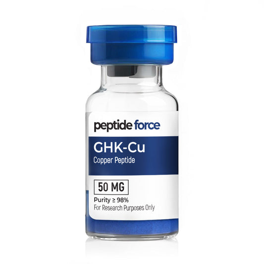 GHK-Cu (Copper Peptide) 50mg - λυοφιλοποιημένο πεπτίδιο, φιαλίδιο για ερευνητικούς σκοπούς