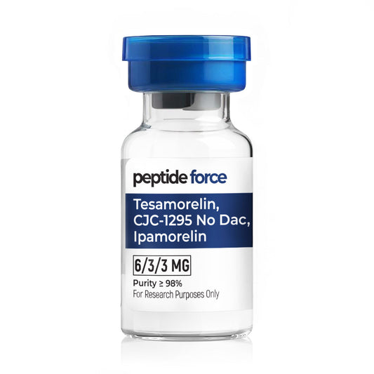 Tesamorelin + CJC-1295 No Dac + Ipamorelin - λυοφιλοποιημένο πεπτίδιο, φιαλίδιο για ερευνητικούς σκοπούς